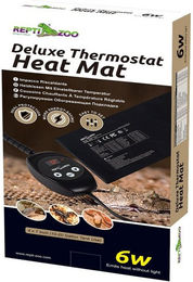 ReptiZoo Deluxe Heizmatte mit Thermostat 6 Watt 10x 17,8cm für Reptilien – Bild 1 von 4