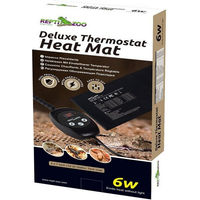 Produktbild von ReptiZoo Deluxe Heizmatte mit Thermostat 6 Watt für Reptilien und Frösche