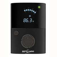 Produktbild von ReptiZoo Digitales Thermostat A Rotation Schwarz für Reptilien