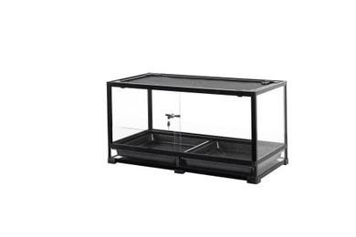 ReptiZoo Glas-Terrarium easyclean Schwarz 90x 45x 60cm – Bild 1 von 5