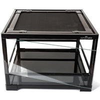 Produktbild von ReptiZoo Glas-Terrarium mit Schwenktüre zerlegbar 45x45x32 cm Schwarz Transparent RK116S