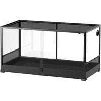 Produktbild von ReptiZoo Glasterrarium Schwarz 120x45x60cm zerlegbar mit integrierter Unterbeleuchtung