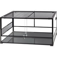 Produktbild von ReptiZoo Glasterrarium zerlegbar 120x45x60 cm Schwarz Transparent