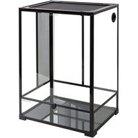 Produktbild von ReptiZoo Hoch Glas-Terrarium Schwarz 46x46x107 cm