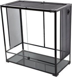 ReptiZoo Hoch Glas-Terrarium Schwarz 91,5x46x90 cm – Bild 1 von 1