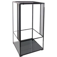Produktbild von ReptiZoo Hochglas-Terrarium Schwarz 61x61x122 cm