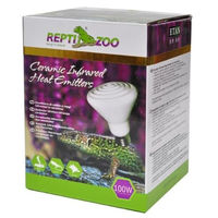 Produktbild von ReptiZoo Keramik-Wärmestrahler Infrarot-schwarz 100 Watt - 100 Stk.