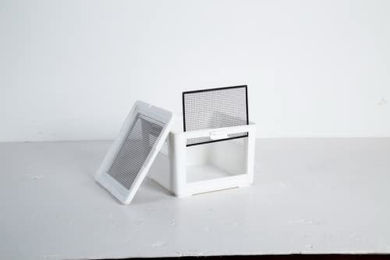 ReptiZoo Kunststoffterrarium Hartschalen-Box Weiß 31x31x21 cm – Bild 1 von 5