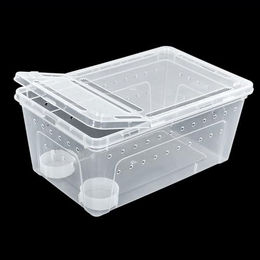 ReptiZoo Kunststoffterrarium mit kleiner Wasserschale Schwarz Größe L – Bild 1 von 8