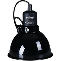 Produktbild von ReptiZoo Reflektierende Lampenfassung E27 für Reptilien Terrarium Schwarz 14 cm Durchmesser