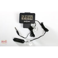 Produktbild von ReptiZoo Thermo-Hygrometer mit Fühler für Reptilien SH126 aus Kunststoff in Schwarz