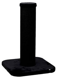 Rex London Kratzsäule Schwarz 56x56x80 cm mit Sisal und breitem Pfosten – Bild 1 von 1