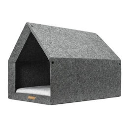 Rexproduct Hundebett Hundehütte Grau Grösse L aus Stoff allergikerfreundlich – Bild 1 von 2