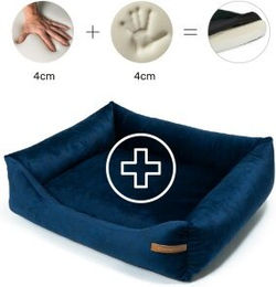 Rexproduct Otto Orthopädisches Hundebett Blau Größe S – Bild 1 von 3