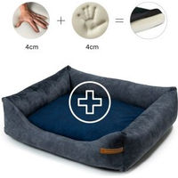 Produktbild von Rexproduct Otto Orthopädisches Hundebett Blau XL mit Oeko-Tex Standard 100 und Global Recycled Standard