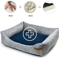 Produktbild von Rexproduct Otto Orthopädisches Hundebett Grau Blau Größe S