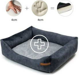 Rexproduct Otto Orthopädisches Hundebett Grau Größe M – Bild 1 von 3