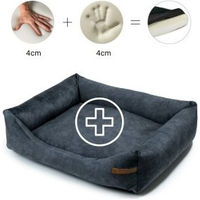 Produktbild von Rexproduct Otto Orthopädisches Hundebett Grau Natur Größe S