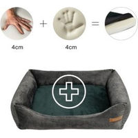 Produktbild von Rexproduct Otto Orthopädisches Hundebett Größe L in Graphit Dunkelgrün