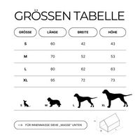 Produktbild von Rexproduct Pethome 2.0 Hundebett XL Hellgrau Dunkelblau aus recycelten Materialien
