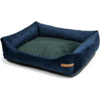 Produktbild von Rexproduct SoftColor Hundebett Dunkelblau Dunkelgrün Größe M allergikerfreundlich