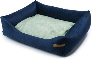 Rexproduct SoftColor Hundebett Dunkelblau Grün Größe M allergikerfreundlich – Bild 1 von 3