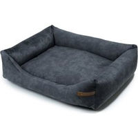 Produktbild von Rexproduct SoftColor Hundebett Graphit/Nature Größe M aus recyceltem Material und allergikerfreundlich