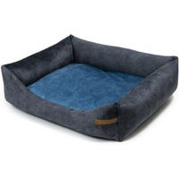 Produktbild von Rexproduct SoftColor Hundebett und Katzenkissen Graphit Blau XL allergikerfreundlich