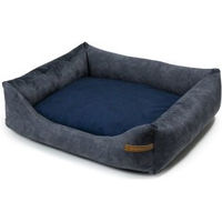 Produktbild von Rexproduct SoftColor Hundebett und Katzenkissen XL Graphit Dunkelblau Allergikerfreundlich