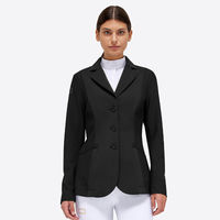 Produktbild von RG Rider's Gene Black Reitjacke Damen aus Jersey und Mesh Schwarz Größe 36