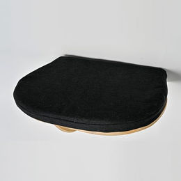 RHRQuality Wandmöbel Kletterwand für Katzen mit herausnehmbarem Kissen Schwarz 50 cm – Bild 1 von 2