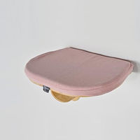 Produktbild von RHRQuality Wandmöbel Kletterwand für Katzen mit Plüsch-Kissen in Rosa 50 cm