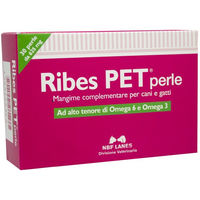 Produktbild von Ribes Pet 30 Pearl Haut-Fell-Supplement Kapseln zur Pflege von Haut und Fell für Hunde und Katzen 30 Stück