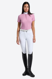 Produktbild von Rider's Gene Turniershirt RG Jacquard Jersey Damen Rosa Frühling/Sommer
