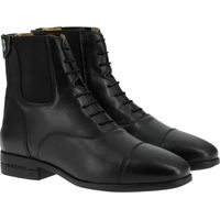 Produktbild von Riding World Damen Schnürstiefeletten aus Synthetik mit Reißverschluss Schwarz EU 35