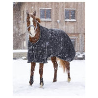 Produktbild von Riding World Decke mit Fleece-Futter Schwarz