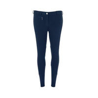 Produktbild von Riding World Djerba Reithose für Damen aus Baumwolle Blau Größe 36