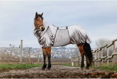 Produktbild von Riding World Ekzemajacke für Pferde aus Polyester in Grau