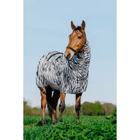 Produktbild von Riding World Equithème Zebra Ekzemerdecke Fliegendecke für Pferde und Ponys 115 cm