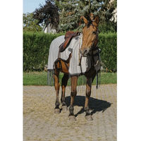 Produktbild von Riding World Fliegendecke für Pferde aus Nylon in Grau 125 cm