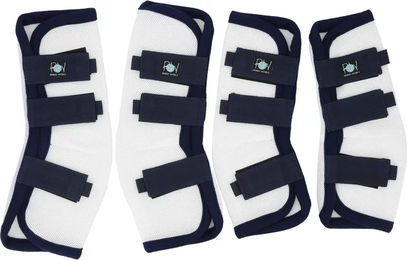 Riding World Fliegenschutzgamaschen für Pferde aus Polyester 4er Set – Bild 1 von 4