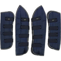 Produktbild von Riding World Hochtransportgamaschen aus Fleece für Pferde Blau