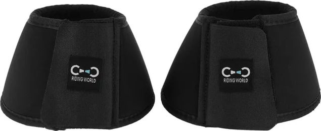 Produktbild von Riding World Hufglocken Gamaschen Schwarz XL (2er Set)
