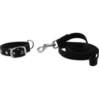 Produktbild von Riding World Hundehalsband und Leine Oscar aus Polypropylen in Schwarz