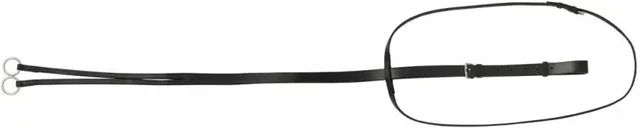 Produktbild von Riding World Martingal mit Ringen aus Leder in Schwarz