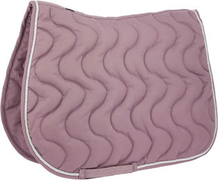 Riding World Maxifun Satteldecke für Pferde aus Baumwolle in Weiß und Rosa – Bild 1 von 1