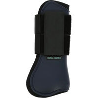 Produktbild von Riding World Offene Gamaschen für Pferde aus Neopren Blau Shetty