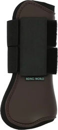 Produktbild von Riding World Offene Gamaschen für Pferde aus Neopren Braun Shetty