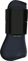 Riding World Offene Gamaschen für Pferde aus Neopren in Blau – Bild 1 von 3