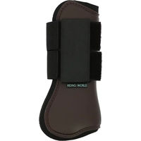Produktbild von Riding World Offene Gamaschen für Pferde aus Neopren in Braun für Ponys